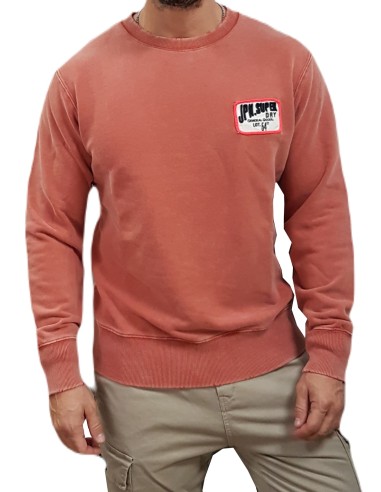 Superdry - M2014111A KZC - Mechanic Loose Fit Crew - Rusted Orange - Μπλουζα