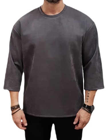 Makan - 270-250 - Riziero - Grizio - Velvet Μπλούζα 3/4