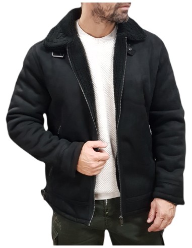 Splendid - 52-201-027 - Mouton Jacket - Black - Μπουφάν Δερματίνη