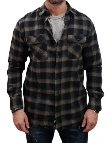 Rebase -242RGS-5007 - CC18 Black/Khaki - Πουκάμισο