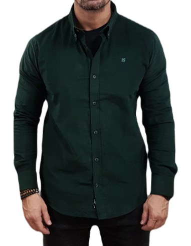 Rebase - 242RGS-5005 - Dk Green - Πουκάμισο Κοτλέ