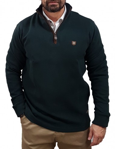 Visconti - 2792-3 - Green - Μπλούζα Μακό  HALF ZIP