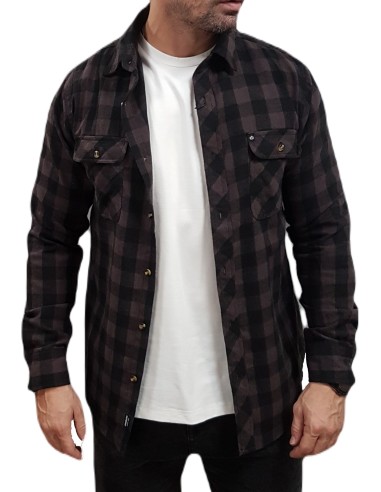 Emerson - 242.EM60.80 - Plum/Black  - Πουκάμισο Καρό