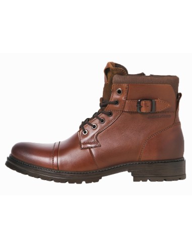 Jack&Jones - 12257993 - Jfw Dexter Leather Boot SN - Brown Stone - Μποτάκι Ανδρικό