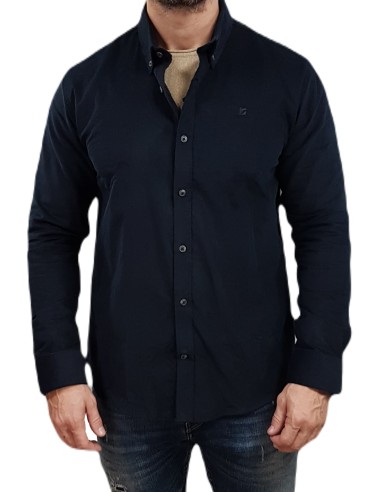 Rebase - 242RGS-5005 - Navy - Πουκάμισο Κοτλέ