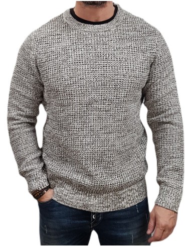 Jack&Jones - 12270919 - Jj Studio Knit Crew Neck - Canteen - Regular fit  Μπλούζες Πλεκτά