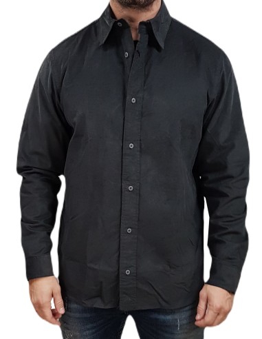 Jack&Jones - 12260725 - Jprcc Regent Corduroy Comfort  Shirt LS - Black Oyster - Πουκάμισο κοτλέ