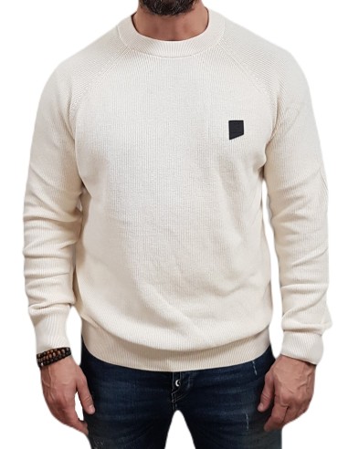 Rebase - 242RKNIT-8009 - Off White  - Μπλούζες Πλεκτά