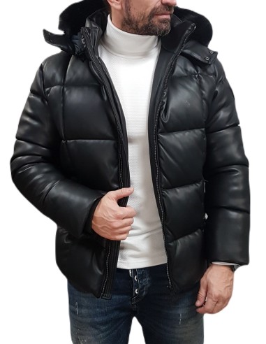 Guess - M4BL33WGJB0-JBLK - Stretch Pu Puffa - Black - Μπουφάν Αντιανεμικό