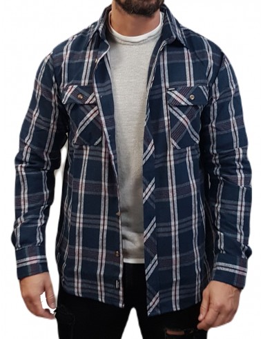 Emerson - 222.EM60.80 - EM14 Navy/Wine - Πουκάμισο Καρό