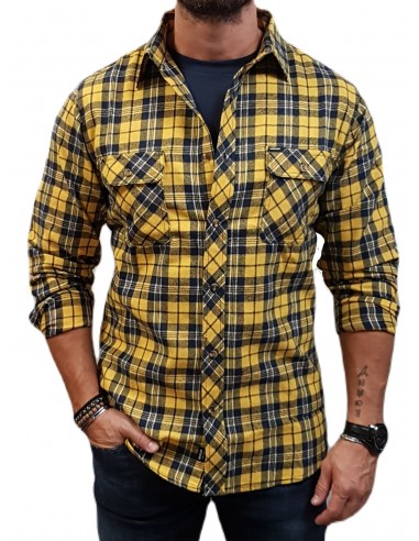 Emerson - 222.EM60.80 - EM03 Yellow/Navy - Πουκάμισο Καρό