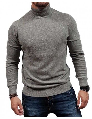 VITTORIO - 700-2324-101 -L Grey - Πλεκτo ΖΙΒΑΓΚΟ