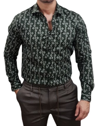 Makan - 250-161 - Enzo - Khaki  - Πουκάμισο