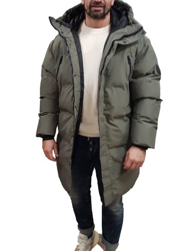 Jack&Jones - 12260481 - Jco Alpha Long Puffer SN - Dusty Olive - Μπουφάν