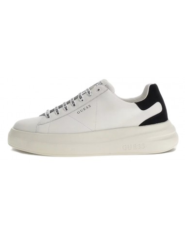 Guess - FMPVIBSUE12-WHIBK - Elba Sneakers  - White/Black - Παπούτσια