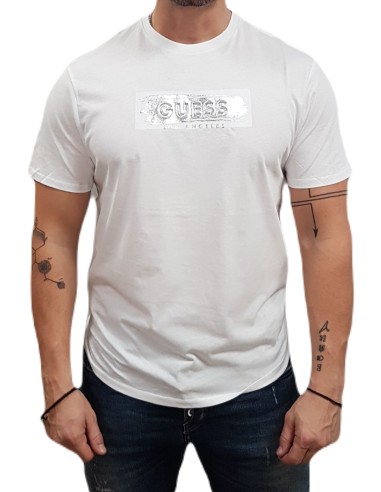 Guess - M2BI61K9RM1-G011 - White - Slim Fit - T-Shirt Μακό