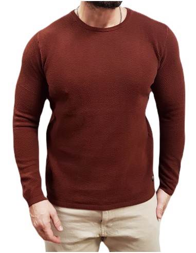 Rebase - 242RKNIT-8010 - Terracotta  - Μπλούζες Πλεκτά