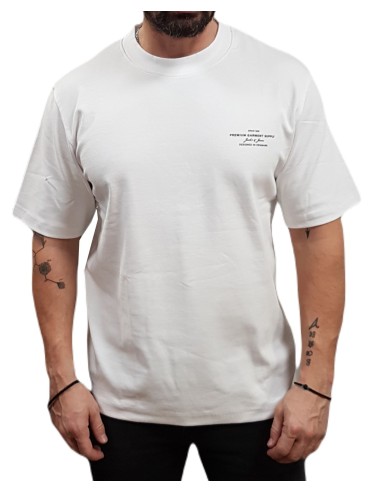 Jack&Jones - 12259357 - Jpr Bla Chad Branding SS Crew Neck Tee  LN - Bright White  - T-shirt