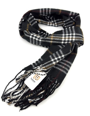 Legend - LGS-3021-133 - Double Face - Black - Κασκόλ KASHMIR TOUCH