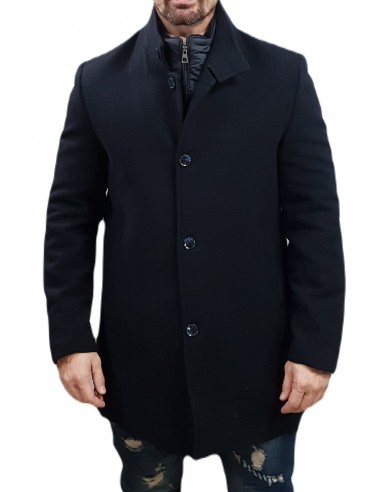 Lexton - 02.32 Liam Herringbone - Navy - Παλτό