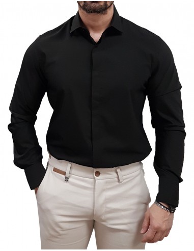 Vittorio Artist - 800-2425-2001 - Black - Πουκάμισο bamboo