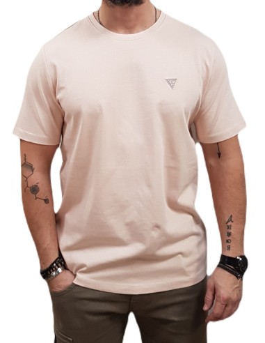 Guess - M4YI0AKCCM1-A61L - Patch Tee - White - Slim Fit - T-Shirt Μακό