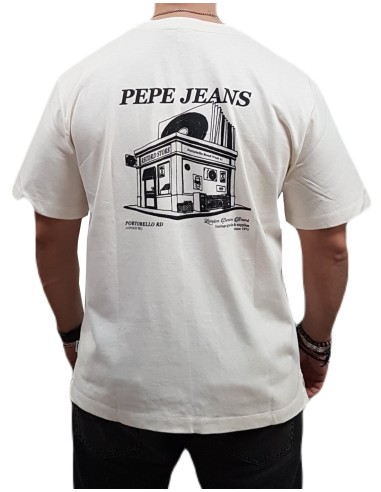 Pepe Jeans - PM509722-807 - Dalton Tee - Antique White - ΜΠΛΟΥΖΑ ΜΑΚΟ