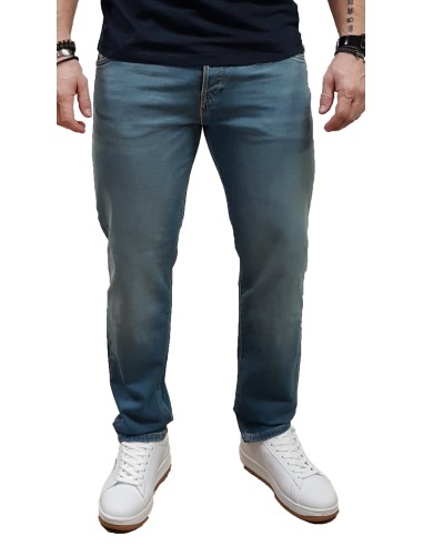 Jack&Jones - 12269598 - Jji Mike Jj Fox GE 423 SN - Blue Denim - παντελόνι Jeans CROPPED FIT