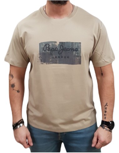 Pepe Jeans - PM509780-836 - Dalter Tee - Stone Beige -  Μπλούζα μακό