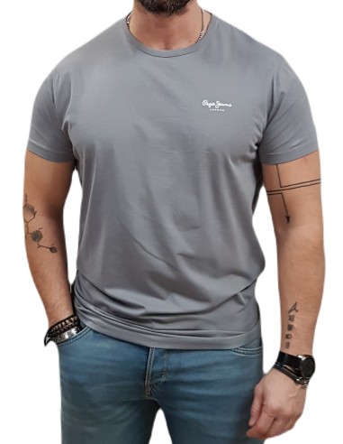 Pepe Jeans - PM508212-949 - Original Basic 3 N - Industrial Grey - Slim Fit - Μπλούζα μακό