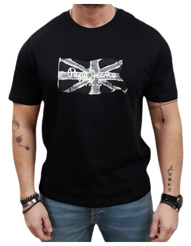 Pepe Jeans - PM509720-999 - Flag BW - Black -  Μπλούζα μακό