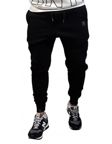 Vinyl Art - 0895001 - ESSENTIAL VINYL SWEATPANTS - Black - Φόρμα