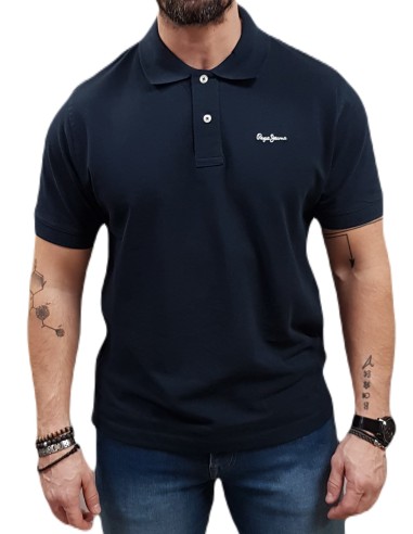 Pepe Jeans - PM542298-594 - Essential Polo Contrast Logo - Dulwich Blue - Μπλούζα Πικέ