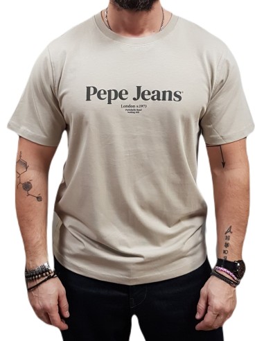 Pepe Jeans - PM509783-836 - Dale Tee - Stone Beige - μπλούζα μακό