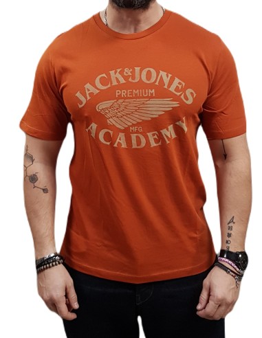 Jack&Jones - 12276650 - Jpr Blu Freddy SS TEE  Crew Neck FST - Bombay Brown - T-shirt