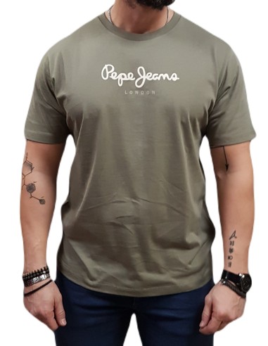 Pepe Jeans - PM508208-726 - Eggo N - Stone Green - μπλούζα μακό