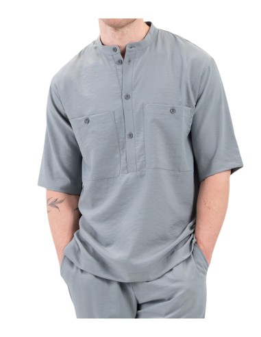 Vittorio Artist - 300-25-Porto - Sky - Overshirt