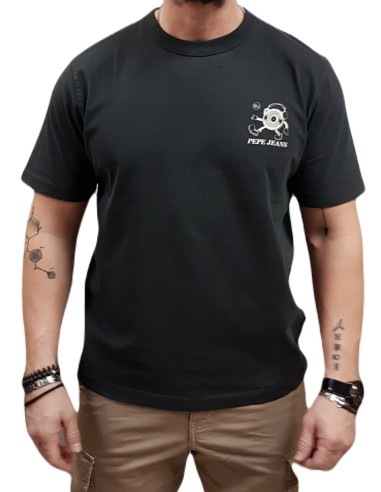 Pepe Jeans - PM509729-999 - Dean Tee - Black -  Μπλούζα μακό