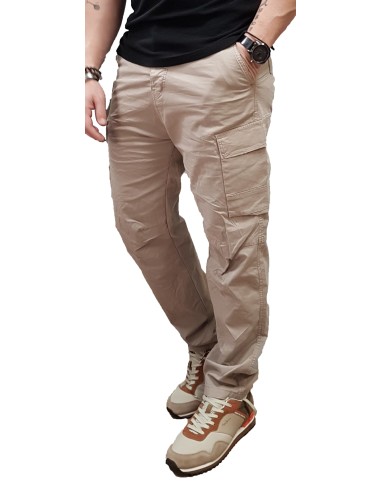Cover - T0195-30-Cargo - Beige - Παντελόνι CARGO