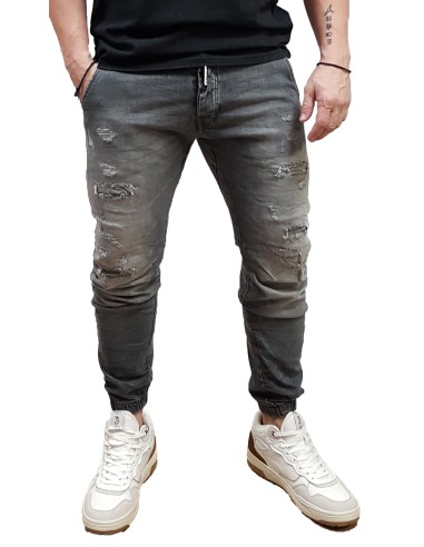 Cover - New Ibiza - K4751-30 - 3D Loose Fit - Grey Denim - παντελόνι Jeans