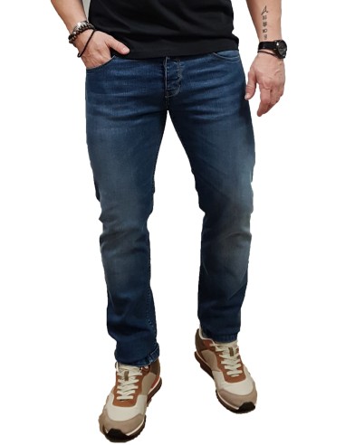 Cover - Teddy - E0579-30 - Blue Denim - παντελόνι Jeans