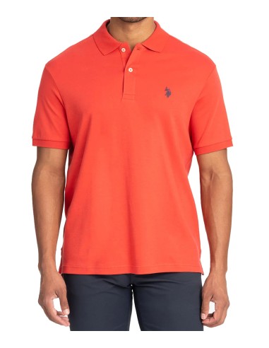 U.S. POLO ASSN. - US41197001 - SOLID PIQUE POLO SHIRT -  Bordeaux - ΜΠΛΟΥΖΑ Polo