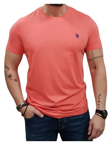 U.S. POLO ASSN. - US41154004 - SOLID CREW NECK T-SHIRT - Boreaux - Slim Fit - T-Shirt Μακό