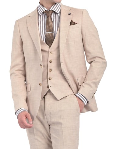 Vittorio Artist - 100-24-Ponte - Beige - Κουστούμι