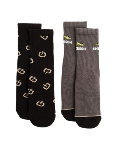 Emerson - 242.EU08.103 - Basic Crew Socks - PETROL/PR530 BLACK - Κάλτσες