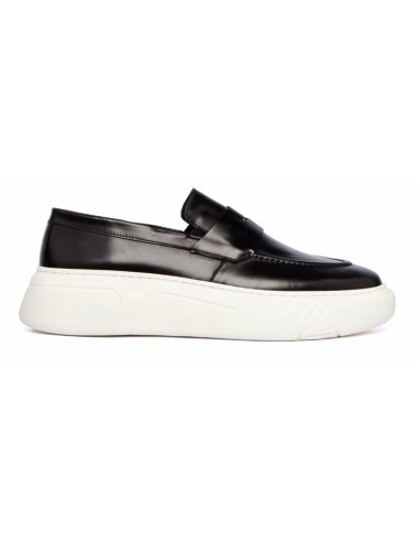 Raymont - 923-S/S25 - Black - Loafer Παπούτσι Ανδρικό