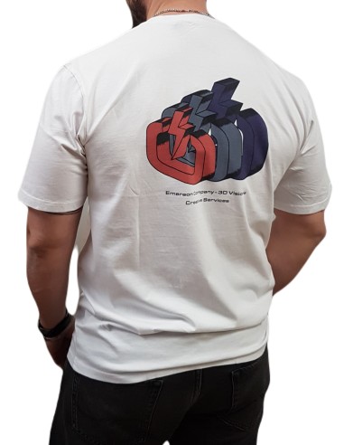 Emerson - 251.EM33.08 - 3D VISIONS Tee -  White - Μπλούζα Μακό