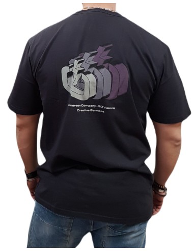 Emerson - 251.EM33.08 - 3D VISIONS Tee - Midnight - Μπλούζα Μακό