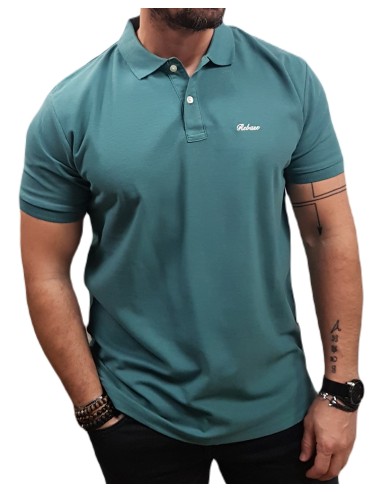 Rebase - 251Rps-3032 -Deep Teal - Μπλούζα POLO