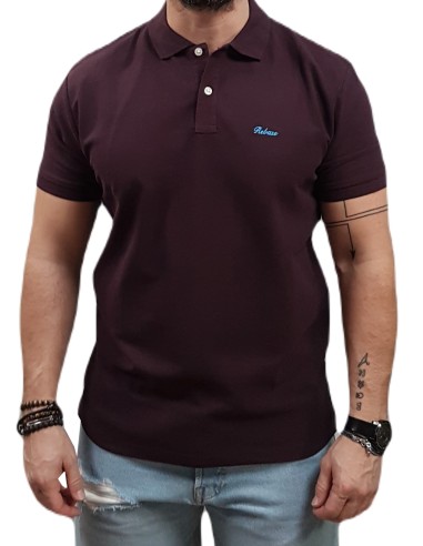 Rebase - 251RPS-3032Aubergine - Μπλούζα POLO